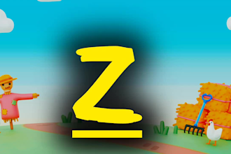 create high quality 3d kids learning animation video in 1080p full HD