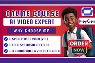 create elearning video course with synthesia ai heygen colossyan invideo skool
