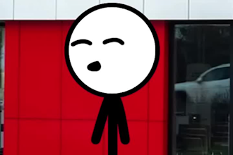 make chains fr style stickman figures animations  with detailed backgrounds
