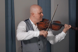 record solo violin or violin ensemble part for you