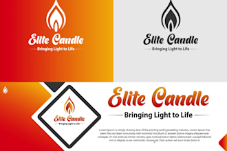 design branding kit, logo and brand style guide identity