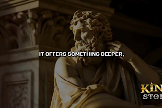 create powerful faceless stoicism videos with with inspiring quotes for youtube