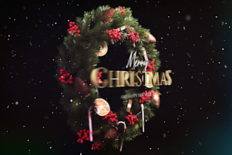 make commercial christmas video for your brand