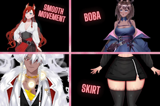 rig your live2d vtuber model cheap and quality work