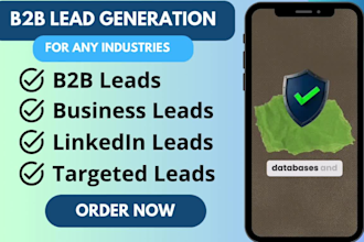 provide targeted b2b lead generation for any industries