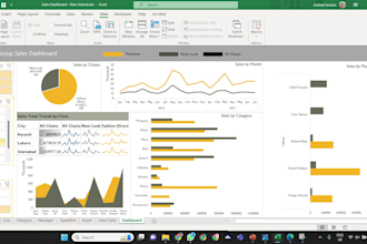 do excel graphs, charts, pivot table, data entry and excel dashboards