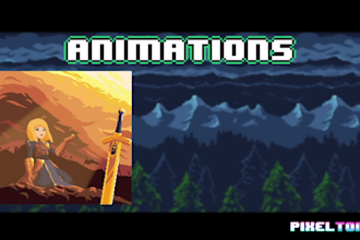draw pixel art sprites
