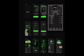 design and develop flutter UI from figma or xd