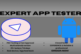 provide app 12 testers and 20 testers google play console android closed testing