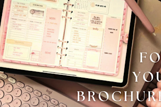write and design a professional portfolio for you