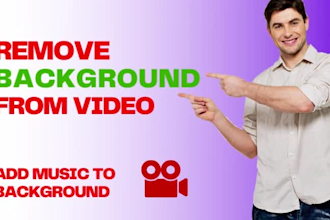 remove background and add music to your video