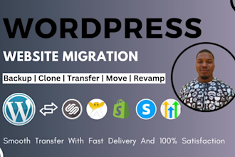 build revamp transfer website migrate wix squarespace webflow to wordpress