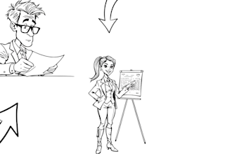 create custom doodle explainer animated video