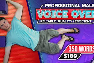 record your video game, cartoon, anime character american english voice over
