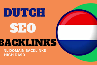 do 25 dutch linkbuilding backlinks with netherland seo for google ranking