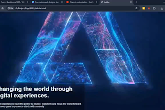 develop a website in HTML, CSS, javascript
