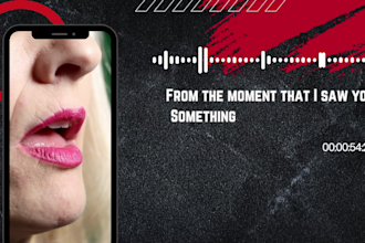 create amazing animated lyrics music video, lyrics visualizer, video promo