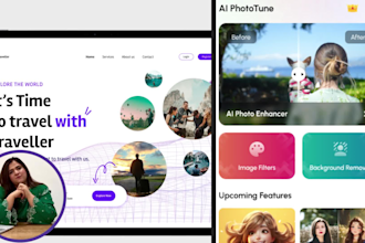 create an appealing figma website design
