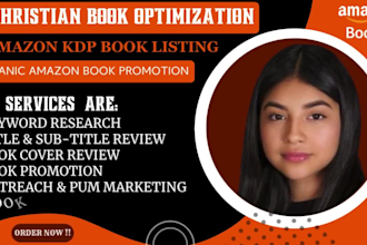 optimize your christian book for amazon KDP SEO, sales and visibility