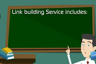 provide organic link building service for UK based business