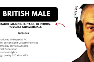 produce british male dj drops with fx