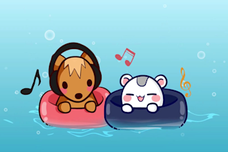 make cute bgm or kawaii vtuber bgm for you
