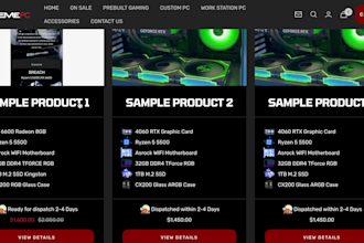 design or redesign the entire shopify website from scratch