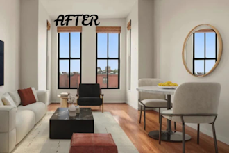 virtual staging interior design photo editing 3d rendering for real estate edit