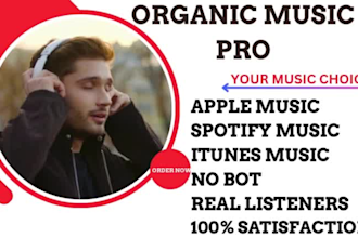 do organic apple music spotify promotion to real listeners for afrobeat artist