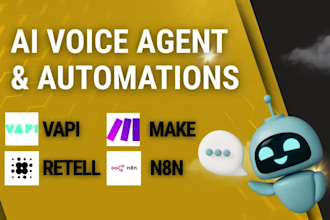 build ai voice agent and automations using vapi retell make n8n livekit