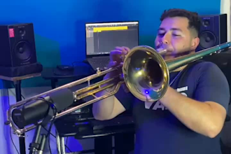 record your piston trombone for your corridos