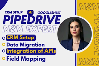 setup pipeline data migration pipedrive n8n zapier api automation gohighlevel