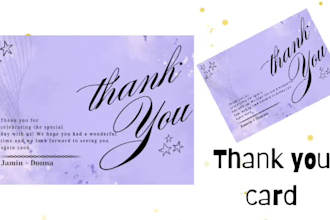 design unique wedding, birthday invitation card or any cards