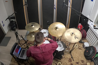 professionaly record acoustic rock drums