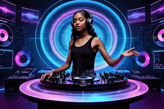 create realistic 3d animated ai music video song