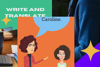 write SEO articles and translate texts from french to english