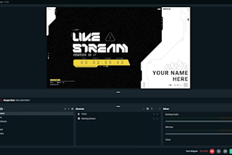 provide overlay pack for twitch and youtube