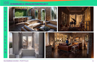 design interior and exterior realistic design models