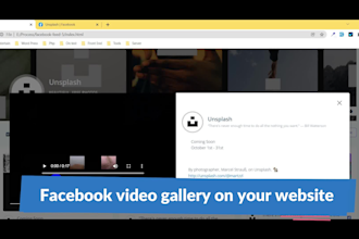 develop facebook feed app using graph API and page API