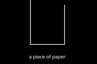 create a minimalistic black and white animation for tiktok