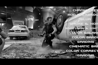 do vfx compositing for you professionally