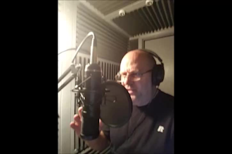 record a middle aged male narration