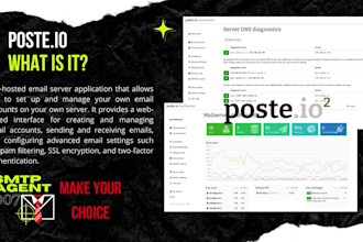 install and config your full mail server with posteio