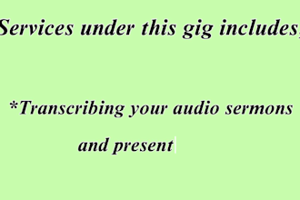 deliver quality audio transcription and video transcription