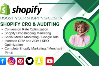 optimize your shopify store with cro SEO dropshipping marketing