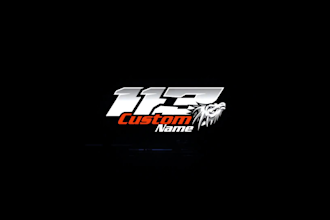 design racing logo, number racing automotive with mascout