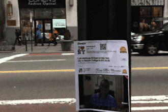 post 100 flyers in new york city or NYC colleges