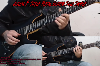 be your electric guitar solo player for metal,rock,reggae