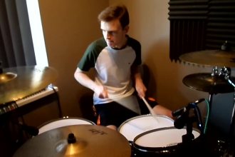 be your drummer and record acoustic drums for your song