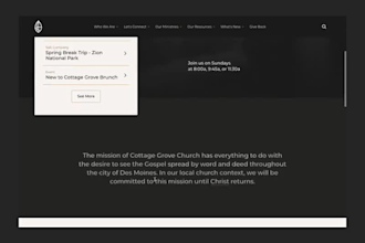 build a premium church website with livestream and donation